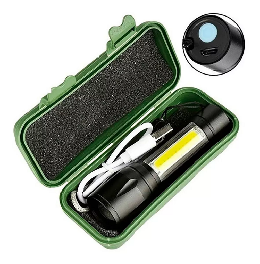 Linterna recargable USB