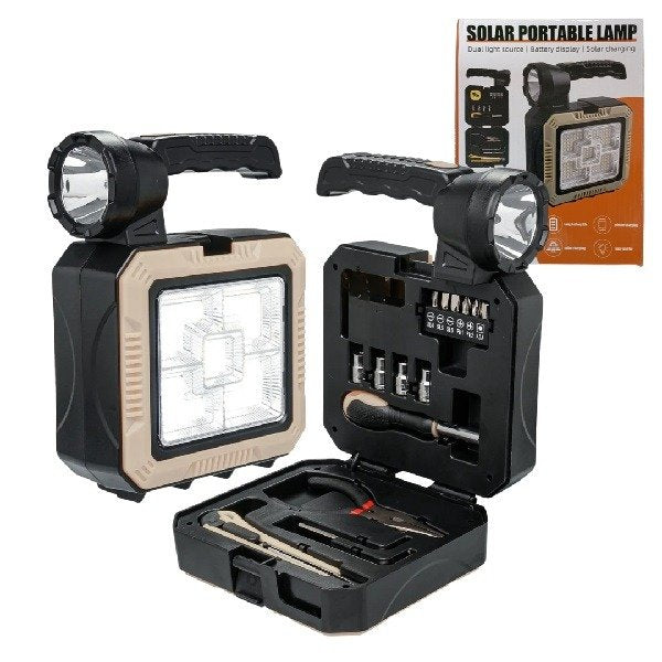 Linterna led solar con kit de herramientas - additional image 1
