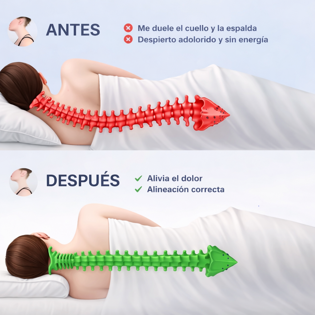 🛌LA MEJOR ALMOHADA CERVICAL VISCOELÁSTICA CUELLO DEL MERCADO 🔥 + REGALO EXCLUSIVO SOLO HOY 🎁