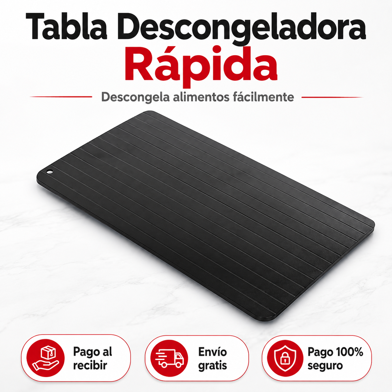 Tabla Descongeladora Rápida | Descongela Alimentos Fácilmente