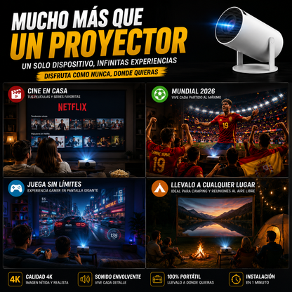 🏟️ StadiumVision Pro™ 4K | Vive el Mundial 2026 en Pantalla Gigante