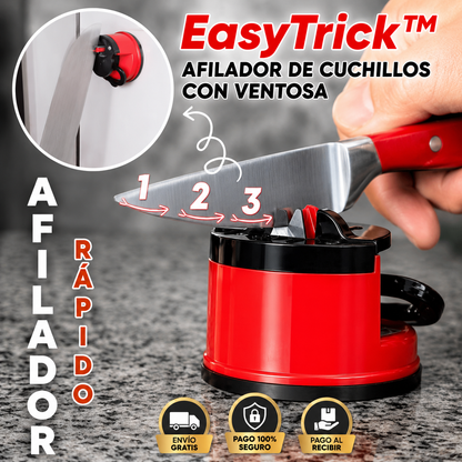 Afilador de Cuchillos Profesional con Ventosa – Afilado Rápido, Seguro y Sin Esfuerzo