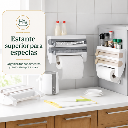Organizador de Cocina Multifunción 4 en 1 | Más Orden, Más Espacio