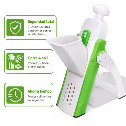 Cortadora de alimentos 4 en 1