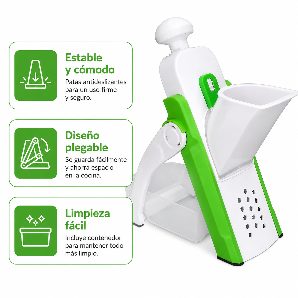 Cortadora de alimentos 4 en 1