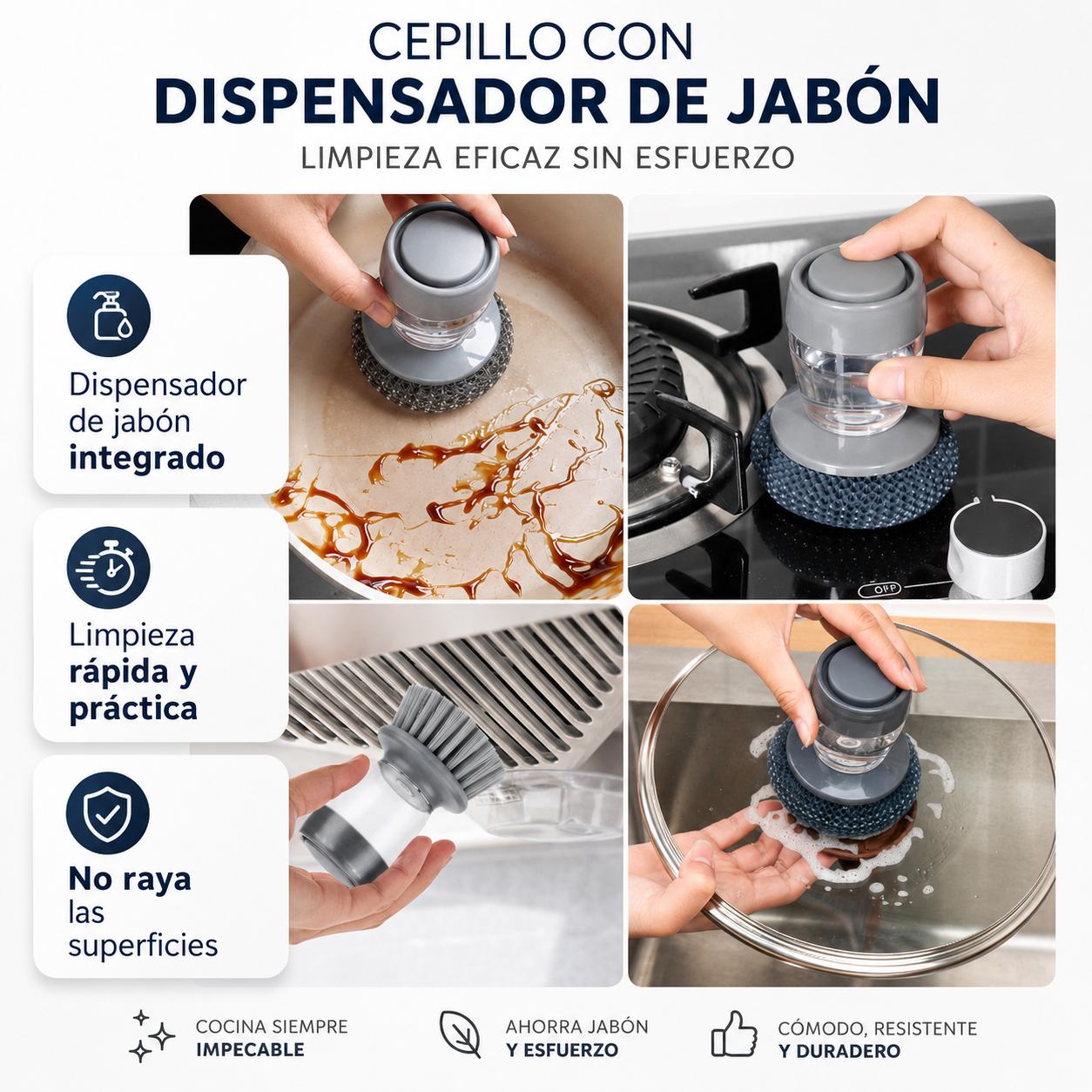 Cepillo con dispensador de jabon