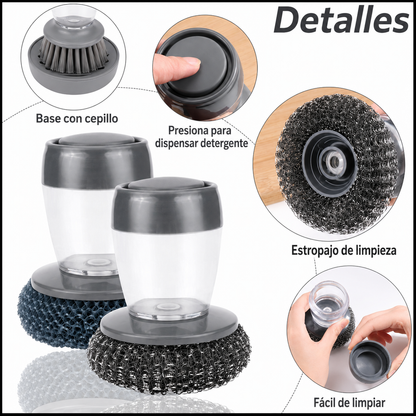 Cepillo con dispensador de jabon