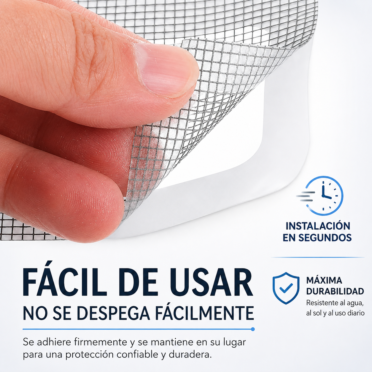 Filtros Adhesivos para Desagüe 10 Unidades — Atrapa Cabellos y Evita Atascos