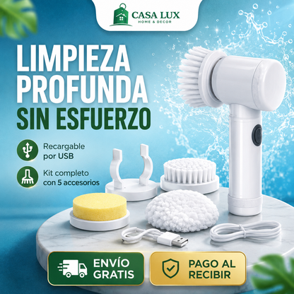 🧽 CEPILLO DE LIMPIEZA QUE ELIMINA LA SUCIEDAD SIN ESFUERZO + KIT COMPLETO 🔥 ÚLTIMAS UNIDADES EN STOCK