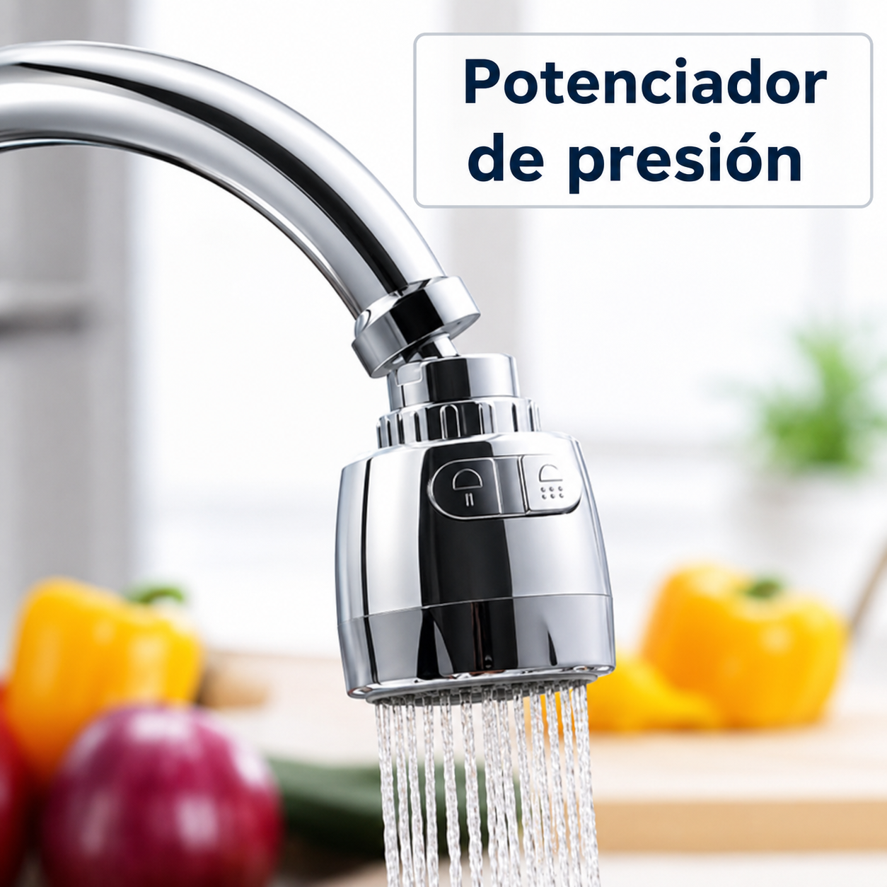 Cabezal Flexible para Grifo con 2 Modos — Más Alcance y Comodidad al Limpiar