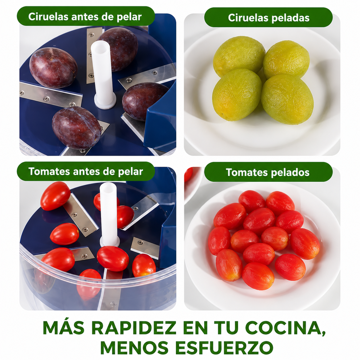🍓 PEELFAST PRO™ | Pela y Prepara Frutas y Verduras Automáticamente en Segundos  + ¡REGALO EXCLUSIVO! 🔥