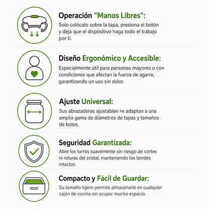 OpenFlex Pro™ — Abre frascos duros en segundos, sin dolor en las manos + REGALO EXCLUSIVO 🔥