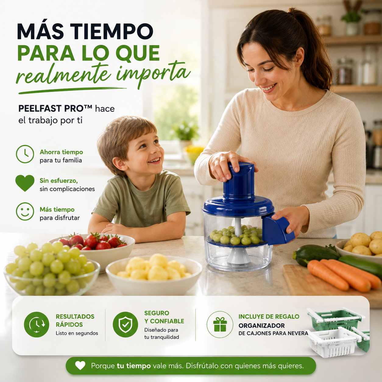 🍓 PEELFAST PRO™ | Pela y Prepara Frutas y Verduras Automáticamente en Segundos  + ¡REGALO EXCLUSIVO! 🔥