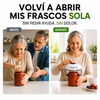 OpenFlex Pro™ — Abre frascos duros en segundos, sin dolor en las manos + REGALO EXCLUSIVO 🔥