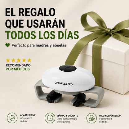 OpenFlex Pro™ — Abre frascos duros en segundos, sin dolor en las manos + REGALO EXCLUSIVO 🔥