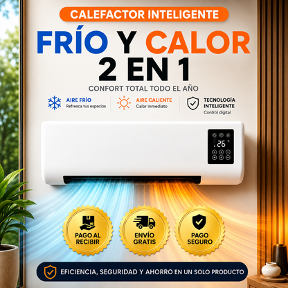❄️MINI AIRE ACONDICIONADO 2 EN 1: Calienta en inverno y refresca en verano🚚¡Envío Gratis en 14H!🔥