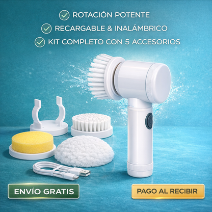 🧽 CEPILLO DE LIMPIEZA QUE ELIMINA LA SUCIEDAD SIN ESFUERZO + KIT COMPLETO 🔥 ÚLTIMAS UNIDADES EN STOCK