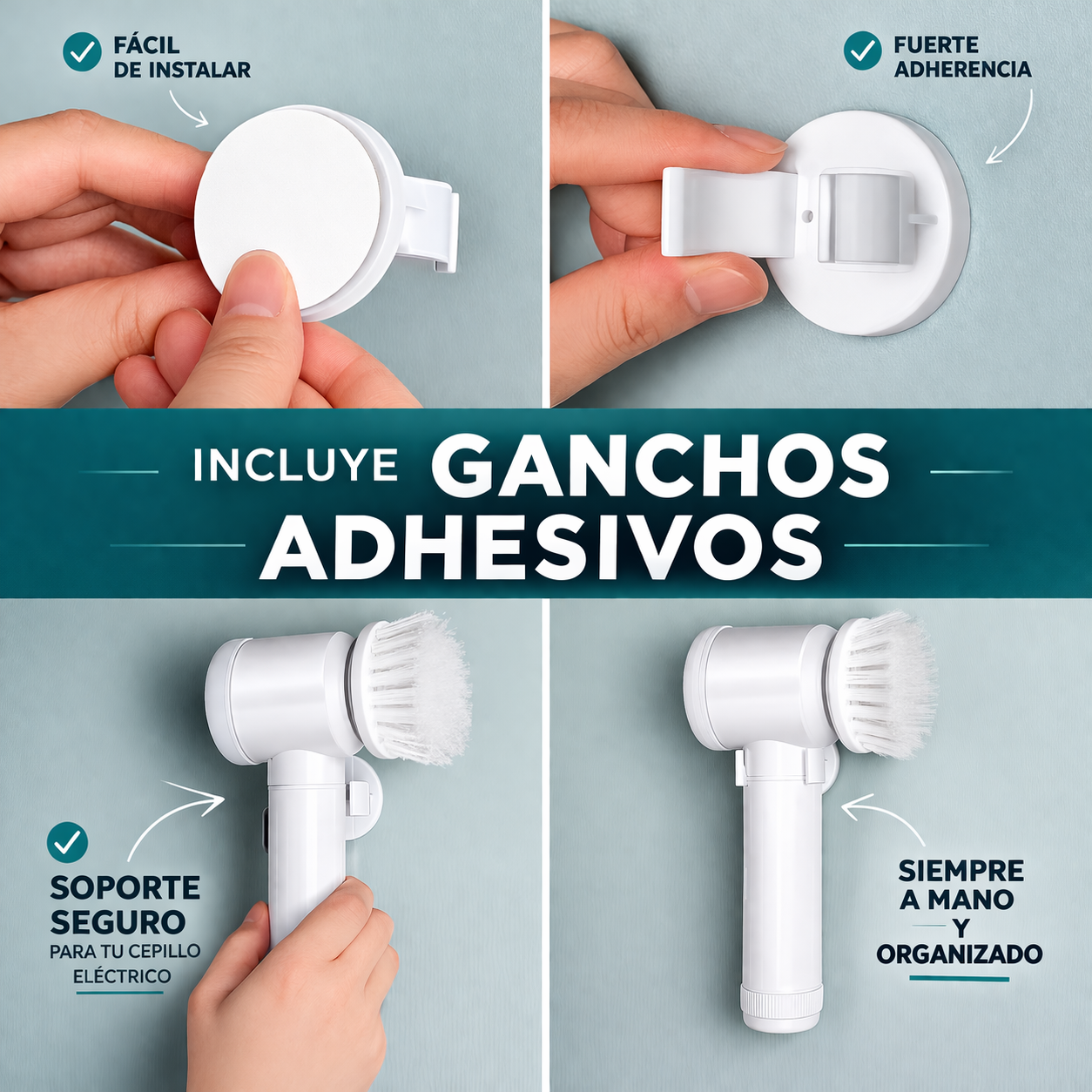 🧽 CEPILLO DE LIMPIEZA QUE ELIMINA LA SUCIEDAD SIN ESFUERZO + KIT COMPLETO 🔥 ÚLTIMAS UNIDADES EN STOCK