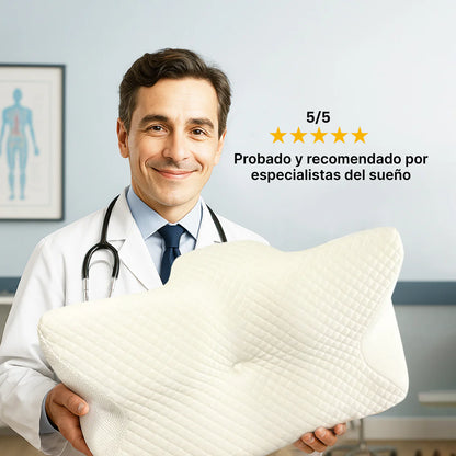 🛌LA MEJOR ALMOHADA CERVICAL VISCOELÁSTICA CUELLO DEL MERCADO 🔥 + REGALO EXCLUSIVO SOLO HOY 🎁