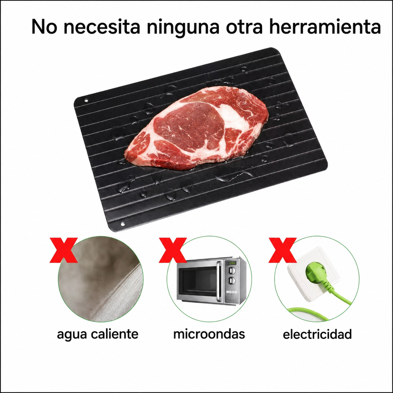Tabla Descongeladora Rápida | Descongela Alimentos Fácilmente